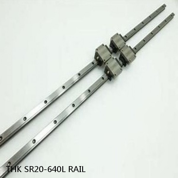 SR20-640L RAIL THK Linear Bearing,Linear Motion Guides,Radial Type Caged Ball LM Guide (SSR),Radial Rail (SR) for SSR Blocks