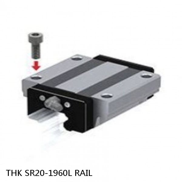 SR20-1960L RAIL THK Linear Bearing,Linear Motion Guides,Radial Type Caged Ball LM Guide (SSR),Radial Rail (SR) for SSR Blocks