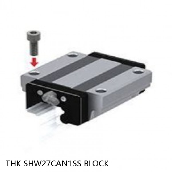 SHW27CAN1SS BLOCK THK Linear Bearing,Linear Motion Guides,Wide, Low Gravity Center Caged Ball LM Guide (SHW),SHW-CA Block #1 small image