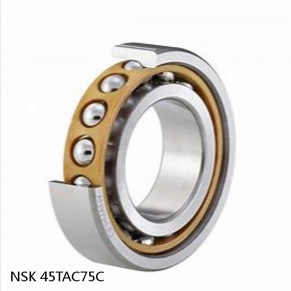 45TAC75C NSK Ball Screw Support Bearings #1 small image
