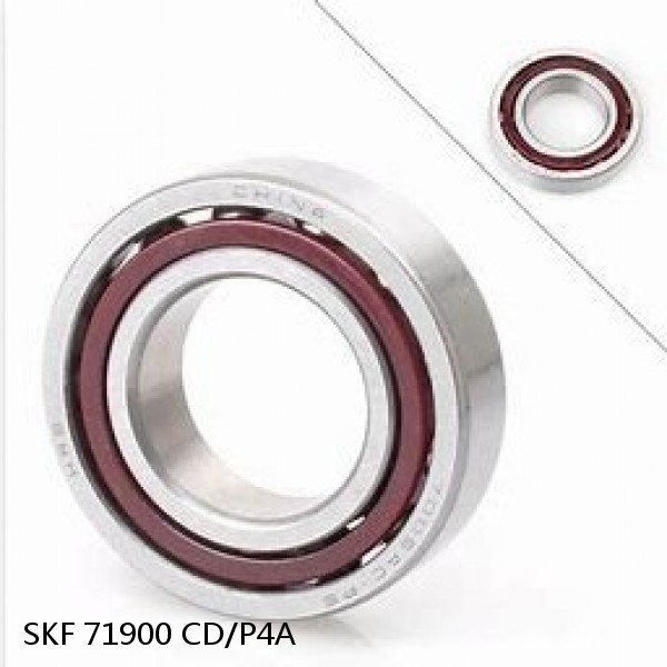 71900 CD/P4A SKF High Speed Angular Contact Ball Bearings #1 small image