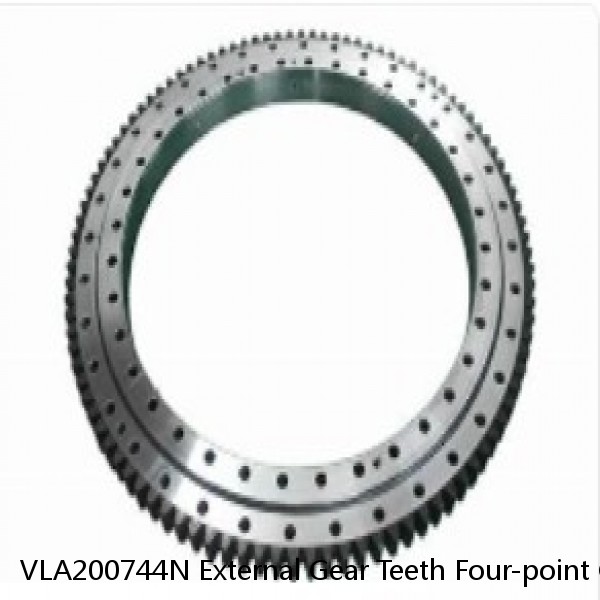 VLA200744N External Gear Teeth Four-point Contact Ball Slewing Bearing #1 small image