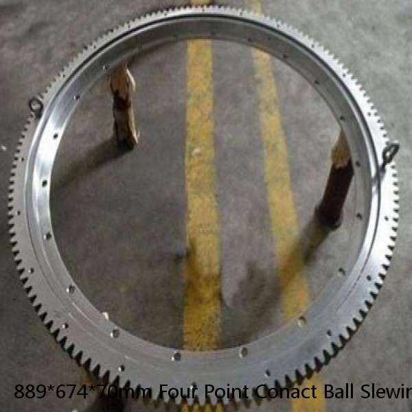 889*674*70mm Four Point Conact Ball Slewing Bearing #1 small image