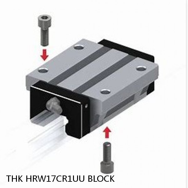 HRW17CR1UU BLOCK THK Linear Bearing,Linear Motion Guides,Wide, Low Gravity Center LM Guide (HRW),HRW-CR Block #1 image