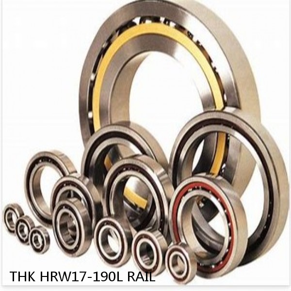 HRW17-190L RAIL THK Linear Bearing,Linear Motion Guides,Wide, Low Gravity Center LM Guide (HRW),Wide Rail (HRW) #1 image