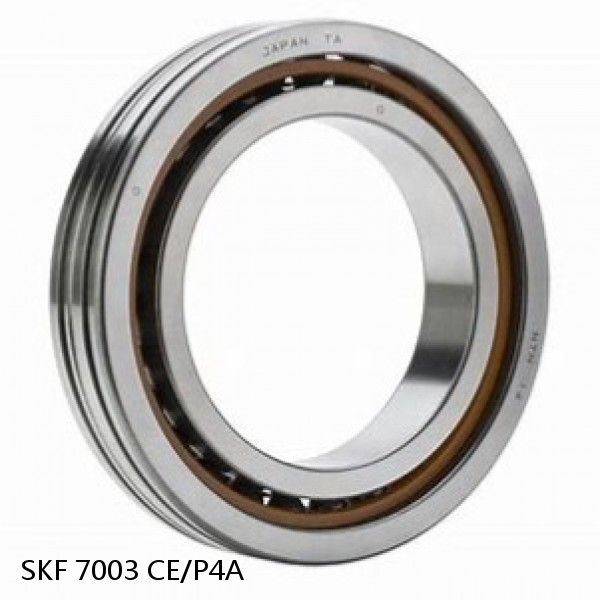 7003 CE/P4A SKF High Speed Angular Contact Ball Bearings #1 image