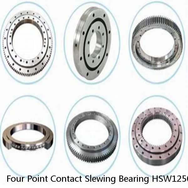 Four Point Contact Slewing Bearing HSW1250.40 For Movable Excvavtor #1 image