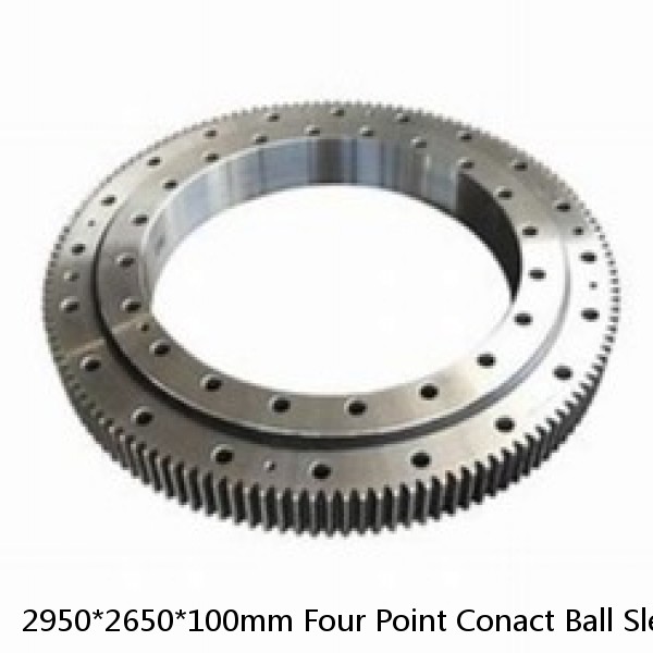 2950*2650*100mm Four Point Conact Ball Slewing Bearing #1 image